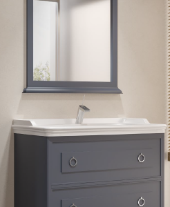 Linra Eva Antrasit 80 cm Banyo Dolabı